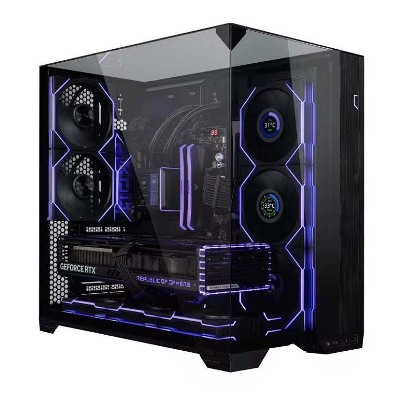 custom-built RGB gaming PC