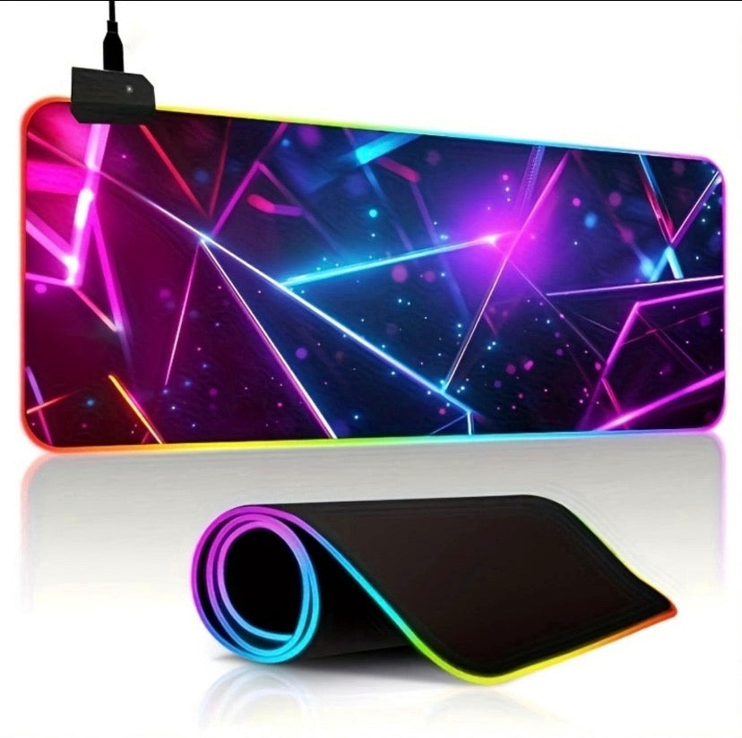 Hard surface(RGB) gaming mouse pad